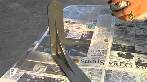 paint metal brackets|how to paint metal hard.